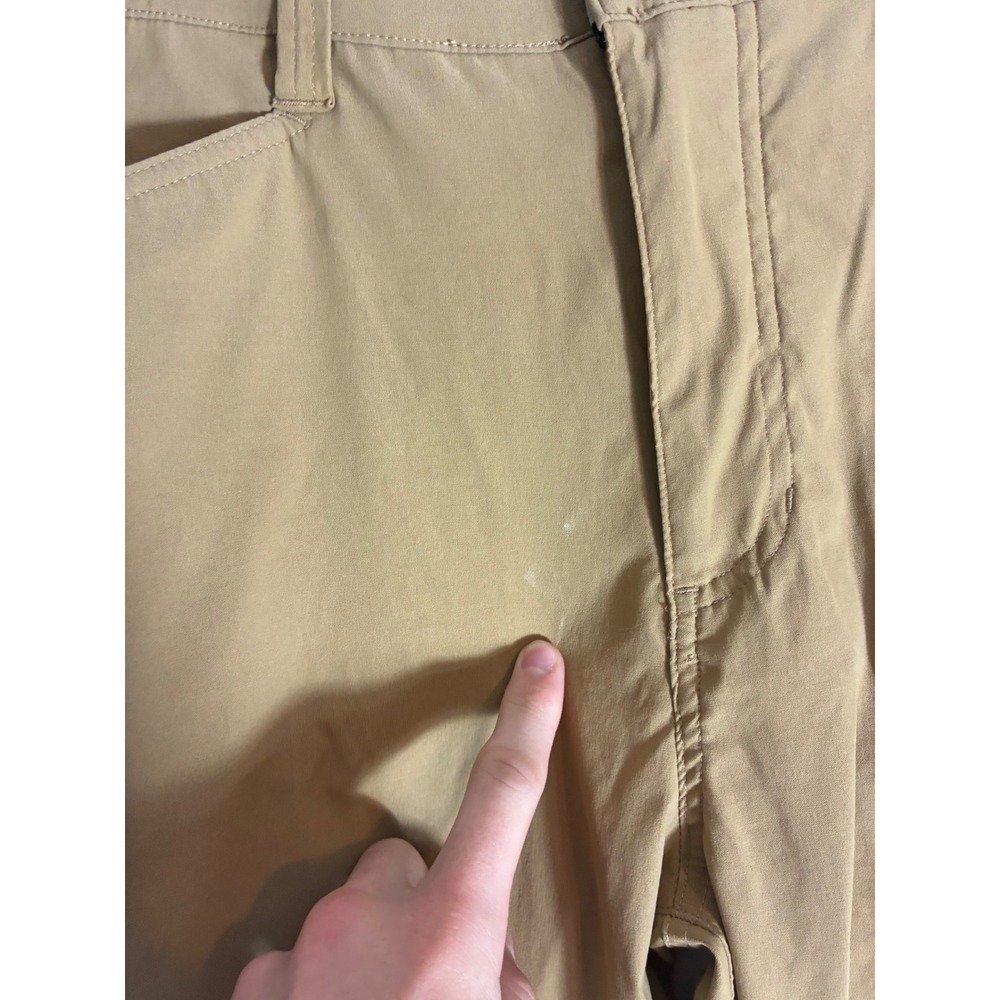 Orvis Mens Tech Pants‎ Tan Khaki Hiking Gorpcore Utility Trousers 36x30 0407 - Picture 2 of 8